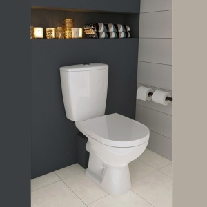 Set vas WC Cersanit Arteco 659 CleanOn cu rezervor si capac - Img 4