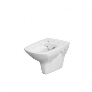 Set vas wc suspendat Cersanit Carina 548 Clean On + capac wc duroplast, cadere lenta - Img 3