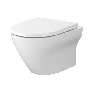 Set vas wc suspendat Cersanit Larga B331 Clean On cu capac slim softclose