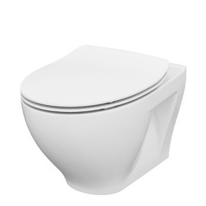 Set vas wc suspendat Cersanit Moduo B518 CleanOn cu capac slim softclose