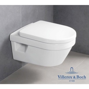 Set vas WC suspendat Villeroy&Boch Architectura Direct Flush cu capac soft close si quick release, alb alpin - Img 3