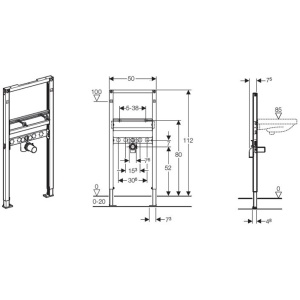 SISTEM INSTALARE PENTRU LAVOAR DUOFIX 112 CM CAL. I - Img 6