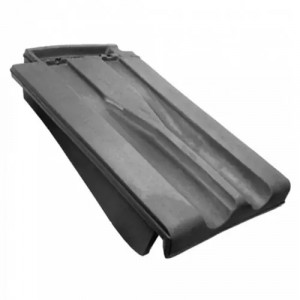 Tigla de margine stanga Tondach Renoton 9 (Tango Plus) 30 x 50 cm, antracit