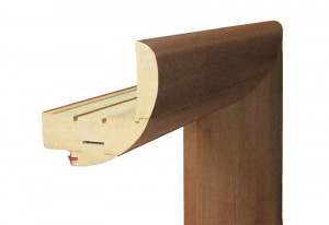 Toc usa interior Classen Arcus 86 mm, pervaz inclus, Primo, nuc