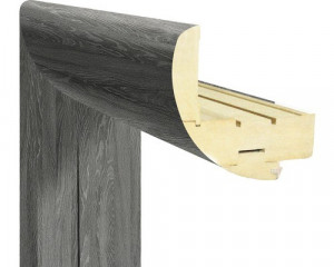 Toc usa interior Classen ARCUS 86 mm, pervaz rotunjit, CPL, Stejar Grigio