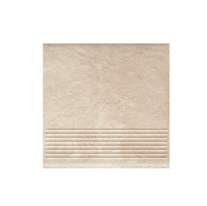 Treapta Klinker Paradyz Scandiano beige stopnica prosta 30x30 cm