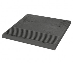 Treapta Klinker Paradyz Semir grafit stopnica prosta 30x30 cm