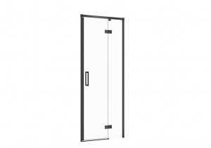 Usa de dus pivotanta Cersanit Larga 80 cm, profil negru, dreapta - Img 3
