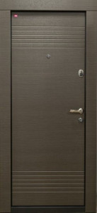 Usa metalica apartament 103, stanga, frasin grafit, 86x202 cm + accesorii