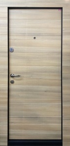 Usa metalica apartament BC 700 beige bicolora (spate alb), 86x202 cm