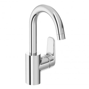 Baterie lavoar Ideal Standard Ceraflex gat lepada, cu ventil pop-up, crom  - Img 4