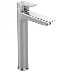 Baterie lavoar Ideal Standard Tesi cu pipa inalta tip Vessel, fara ventil