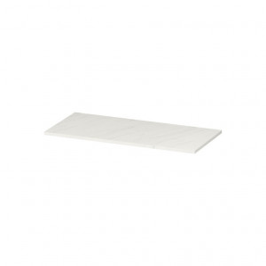Blat pentru mobilier Cersanit Larga 100 cm, alb marmura