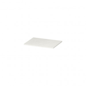 Blat pentru mobilier Cersanit Larga 60 cm, alb marmura