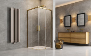 Cabina de dus Radaway Idea Gold KDD cu usi glisante 100Rx80L cm - Img 2