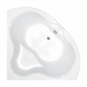 Cada baie de colt Belform Mito, acril, 144x144 cm