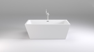Cada freestanding dreptunghiulara Belform Ceres, acril, 160x80 cm