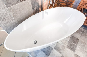 Cada frestanding compozit Cast Marble Praga 157x70 cm  - Img 4