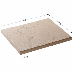 Capac interval gard Star Stone Roma Clasic, 50x40x3 cm, smoke - Img 3