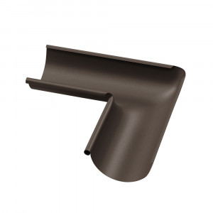 Coltar interior jgheab pentru sistem pluvial Bilka, metalic, D 125 mm, maro inchis (RAL 8019), mat