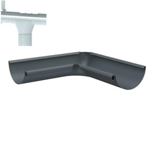 Coltar interior jgheab pentru sistem pluvial Metigla, metalic, D 125 mm, aluzinc