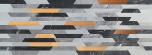 Decor Tubadzin Brainstorm grey, 32.8x89.8 cm - Img 4