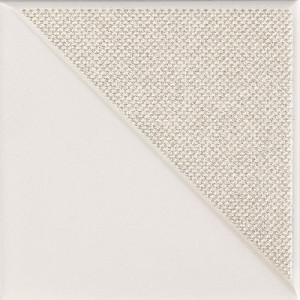 Decor Tubadzin Reflection 2 14.8x14.8 cm, white