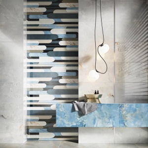 Decor Tubadzin Vero geo GLOSS 32.8x89.8 cm - Img 3