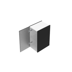 Dulap suspendat cu usa Defra MO-RE 30 cm, negru - Img 2