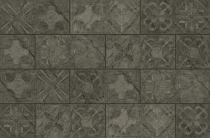Elevatie Klinker Cerrad Torstone decor grafit 14.8x30 cm