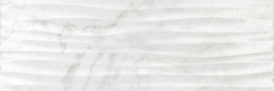Faianta Kai Bianco Onda 25.5x75.5 cm, white - Img 5