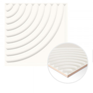 Faianta Paradyz Neve Creative STR B 19.8x19.8 cm, bianco - Img 2