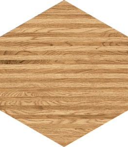 Faianta Tubadzin Flare wood hex 11x12.5 cm