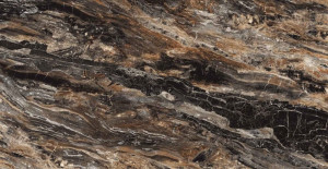 Gresie Fossil Nero High gloss 80x160 cm - Img 1