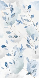 Gresie Kai Ceramics Line Decor Leaves 60x120 cm R, lucioasa - Img 1