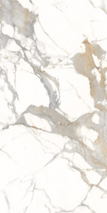 Gresie portelanata, rectificata, Oklay gold 60x120 cm, High glossy - Img 4