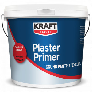 Grund acrilic pentru tencuiala decorativa Kraft Plaster Primer 15L, alb