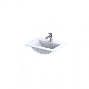 Lavoar din compozit Oristo Silver 60 cm, alb - Img 2