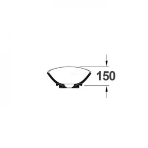 Lavoar pe blat Fluminia My Pleasure 63.5x37.5x14 cm - Img 2