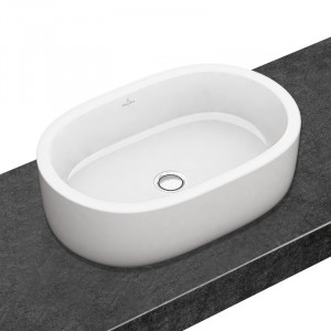 Lavoar pe blat Villeroy&Boch Architectura, 60x40x17 cm, alb - Img 3