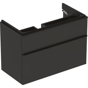 MOBILIER PENTRU LAVOAR SMYLE SQAURE CU DOUA SERTARE 88.4X61.7X47 LAVA MAT
