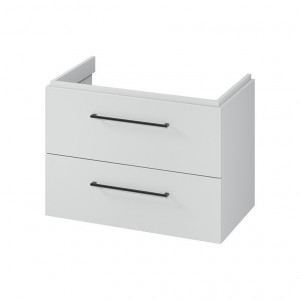 Mobilier suspendat Cersanit Larga pentru lavoar 80 cm, gri