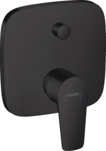Ornament baterie cada/dus Hansgrohe Talis E, negru mat - Img 3
