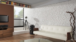 Placa decorativa cu rost Stegu Siena 1, white (0.46 m²/cutie) - Img 3
