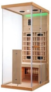 Sauna de interior cu rezistente pe infrarosu Nordisk 1, 80x110x190 cm