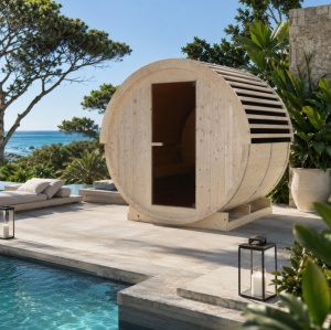 Sauna Finlandeza pentru exterior NYBORG L, 195 x 245 x 195 cm