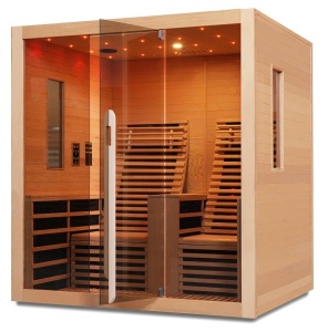 Sauna uscata Sanotechnik Carbon, 2 persoane, 180x150x195 cm - Img 4