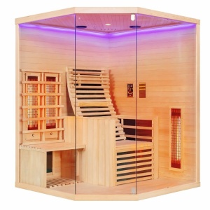 Sauna uscata Sanotechnik Carbon 3, 2 persoane, 150x150x195cm