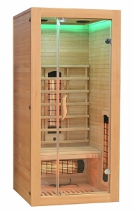 Sauna uscata Sanotechnik Malmo, 1 persoana, 90x90x190 cm - Img 2
