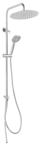 Set bara dus cu suport culisant, dus fix si para dus mobila Ferro Wizard Pro, crom - Img 2